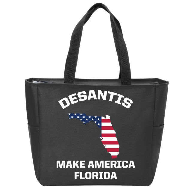 Desantis Make America Florida USA Zip Tote Bag