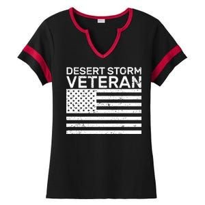 Desert Storm Veteran Ladies Halftime Notch Neck Tee