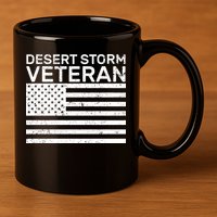 Desert Storm Veteran 11oz C Handle Ceramic Mug