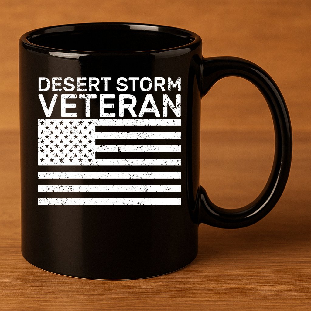 Desert Storm Veteran 11oz C Handle Ceramic Mug