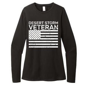 Desert Storm Veteran Womens CVC Long Sleeve Shirt