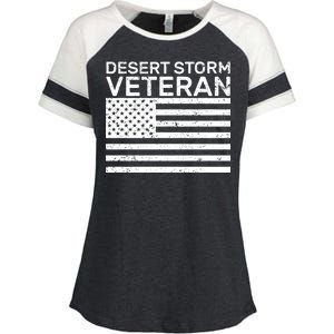 Desert Storm Veteran Enza Ladies Jersey Colorblock Tee