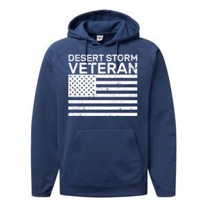 Desert Storm Veteran Performance Fleece Hoodie