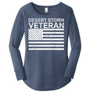 Desert Storm Veteran Women's Perfect Tri Tunic Long Sleeve Shirt