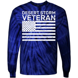 Desert Storm Veteran Tie-Dye Long Sleeve Shirt