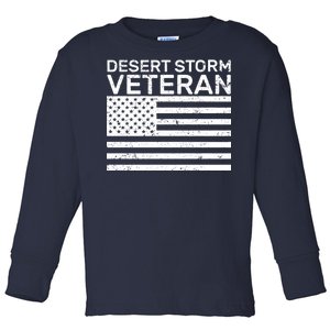 Desert Storm Veteran Toddler Long Sleeve Shirt