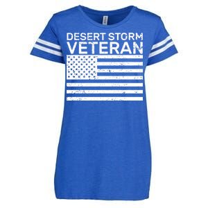 Desert Storm Veteran Enza Ladies Jersey Football T-Shirt