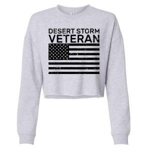 Desert Storm Veteran Cropped Pullover Crew