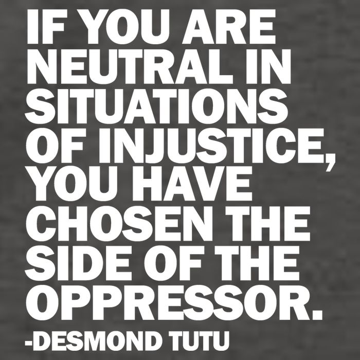 Desmond Tutu Justice Quote  Vector Backpack