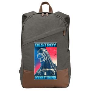 Destroy Everything Election Cotton Canvas Backpack