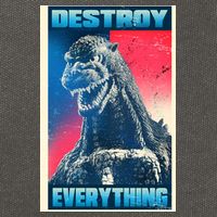 Destroy Everything Election Cotton Canvas Backpack