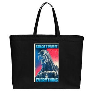 Destroy Everything Election Cotton Canvas Jumbo Tote