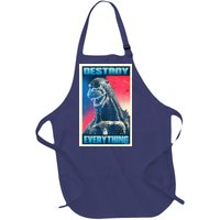 Destroy Everything Election Full-Length Apron With Pockets