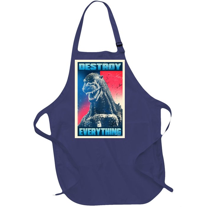 Destroy Everything Election Full-Length Apron With Pockets