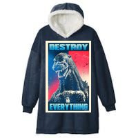 Destroy Everything Election Hooded Wearable Blanket