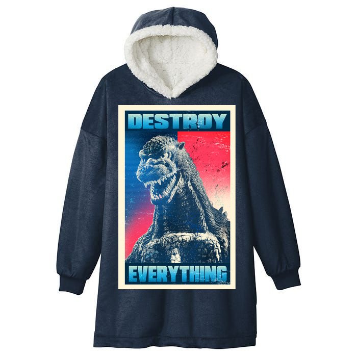 Destroy Everything Election Hooded Wearable Blanket