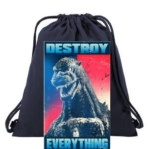 Destroy Everything Election Drawstring Bag