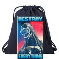 Destroy Everything Election Drawstring Bag