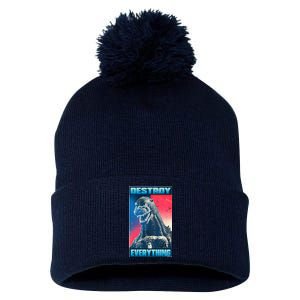 Destroy Everything Election Pom Pom 12in Knit Beanie