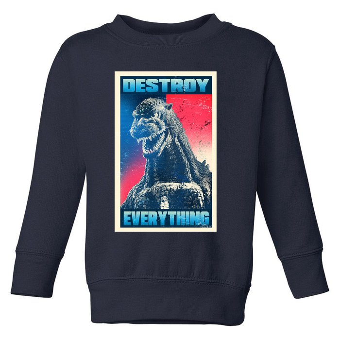 Destroy Everything Election Toddler Sweatshirt