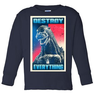 Destroy Everything Election Toddler Long Sleeve Shirt