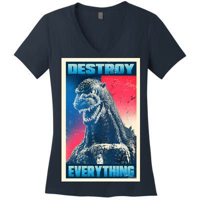 Destroy Everything Election Women's V-Neck T-Shirt