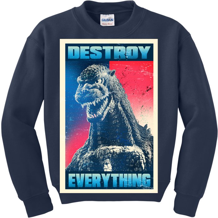 Destroy Everything Election Kids Sweatshirt