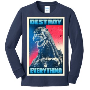 Destroy Everything Election Kids Long Sleeve Shirt