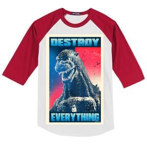 Destroy Everything Election Kids Colorblock Raglan Jersey