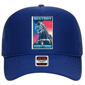 Destroy Everything Election High Crown Mesh Back Trucker Hat