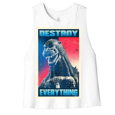 Destroy Everything Election Women's Racerback Cropped Tank