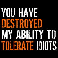 Destroyed Ability Tolerate Idiots Impact Tech Backpack