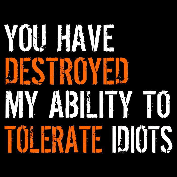 Destroyed Ability Tolerate Idiots Impact Tech Backpack