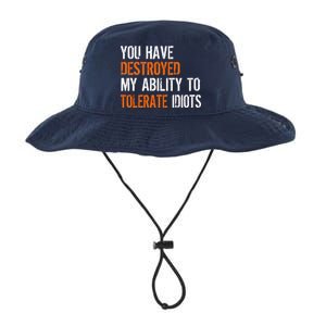 Destroyed Ability Tolerate Idiots Legacy Cool Fit Booney Bucket Hat