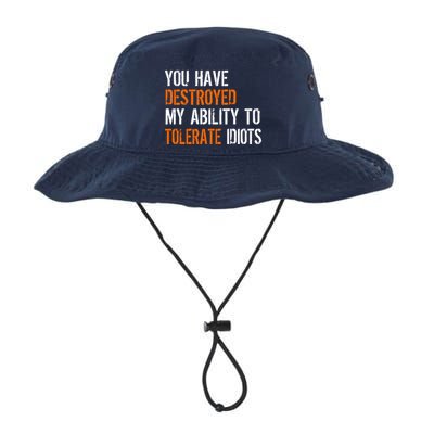 Destroyed Ability Tolerate Idiots Bucket Hat