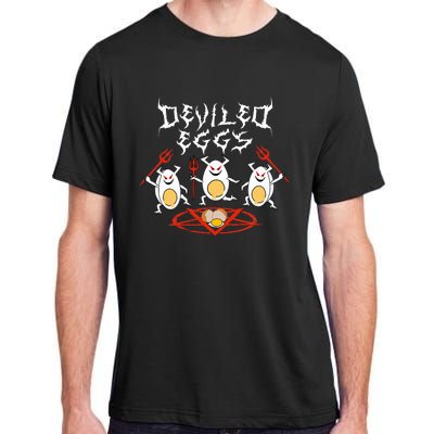 Deviled Eggs Thanksgiving Funny Adult ChromaSoft Performance T-Shirt