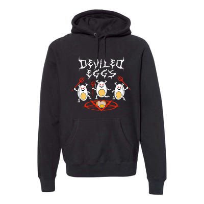 Deviled Eggs Thanksgiving Funny Premium Hoodie