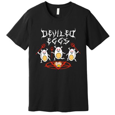 Deviled Eggs Thanksgiving Funny Premium T-Shirt