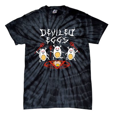 Deviled Eggs Thanksgiving Funny Tie-Dye T-Shirt