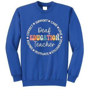 Deaf Education Teacher Appreciation Week Back To School Gift Sweatshirt