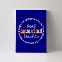 Deaf Education Teacher Appreciation Week Back To School Gift Canvas