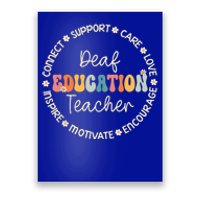 Deaf Education Teacher Appreciation Week Back To School Gift Poster