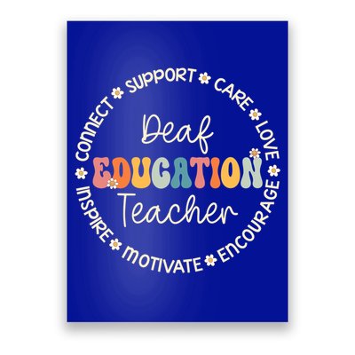 Deaf Education Teacher Appreciation Week Back To School Gift Poster