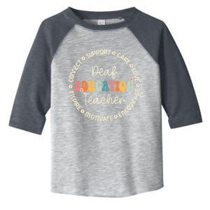 Deaf Education Teacher Appreciation Week Back To School Gift Toddler Fine Jersey T-Shirt