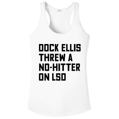 Dock Ellis Threw A Nohitter On Lsd Ladies PosiCharge Competitor Racerback Tank