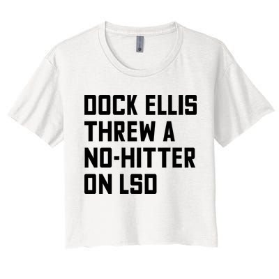 Dock Ellis Threw A Nohitter On Lsd Crop Top