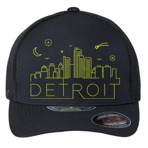 Detroit City Silhouette Flexfit Unipanel Trucker Cap