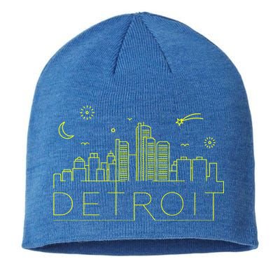 Detroit City Silhouette Sustainable Beanie