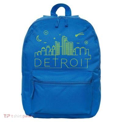 Detroit City Silhouette 16 in Basic Backpack
