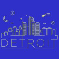 Detroit City Silhouette Baby Bodysuit